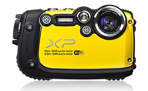 Fujifilm FinePix XP200, kamera, gelb, outdoor